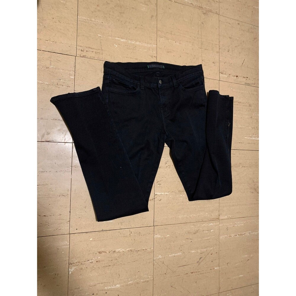 J Brand 9612 noir wash ankle zipper jean